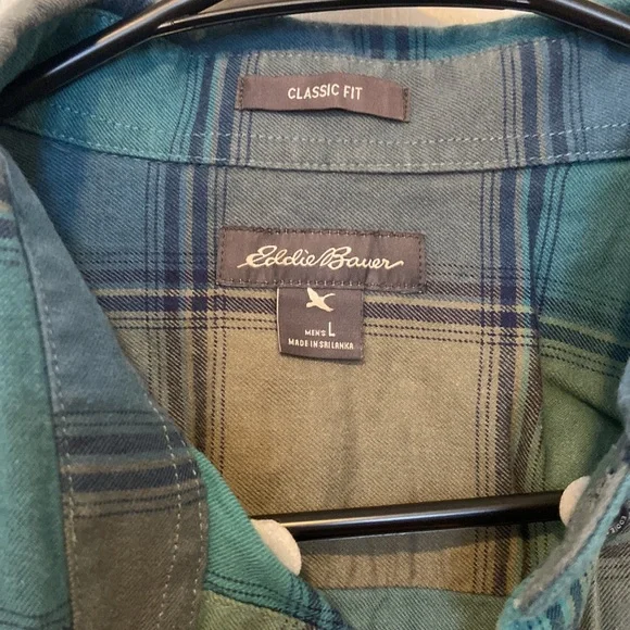 Eddie Bauer men's flannel - Picture 4 of 5